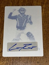 CALEB REIS 2018 Leaf PERFECT GAME PRINT PLATE Autograph #1/1 LOUSIANA LAFAYETTE
