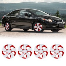 4 Pack 15 Bolt-on Wheel Covers Full Rim Hubcaps For 2013 2014 2015 Honda Civic