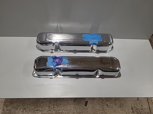 Mopar 360 Valve Covers Chrome Valve Cover Breather & PCV Valve For - Foto 13