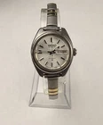 Vtg 1974 Seiko 2706-0020 Automatic Day Date Silver 24mm Nice ! Runs Well