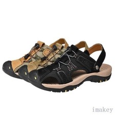 Men's Hollow Out Sandals Slippers Beach Outdoor Sports Closed Toe Casual Holiday