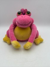 Vintage 1991 Commonwealth Plush Frog Pink Purple Frog