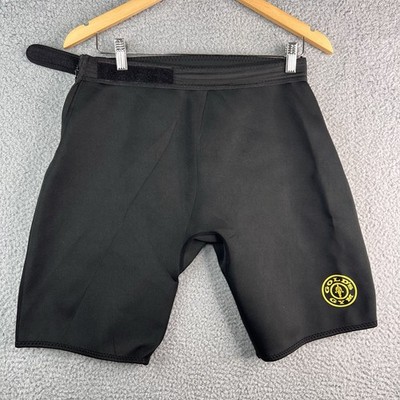 Gold s Gym Sauna Shorts Neoprene Sweat Slimming Compression Fitness M/L