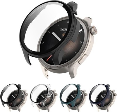 4 Pack Tempered Glass Screen Protector for Amazfit Balance Smart Watch 46mm