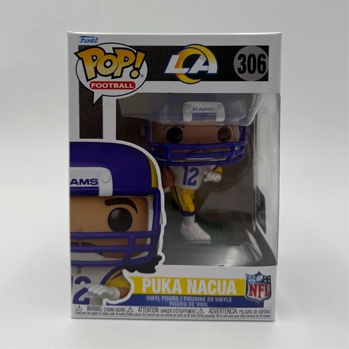FUNKO POP! PUKA NUCUA LOS ANGELES RAMS NFL VINYL FIGURE #306 - BOX DAMAGED