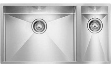 Filoquadra Lavello filotop cm. 79 x 45 - 2 vasche: 1 grande sx, mezza dx