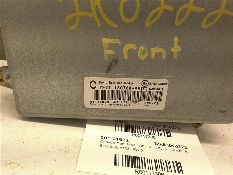 Módulo electrónico frontal multifunción Chasis ECM compatible con 00 WINDSTAR 117306 Foto 2 de 4