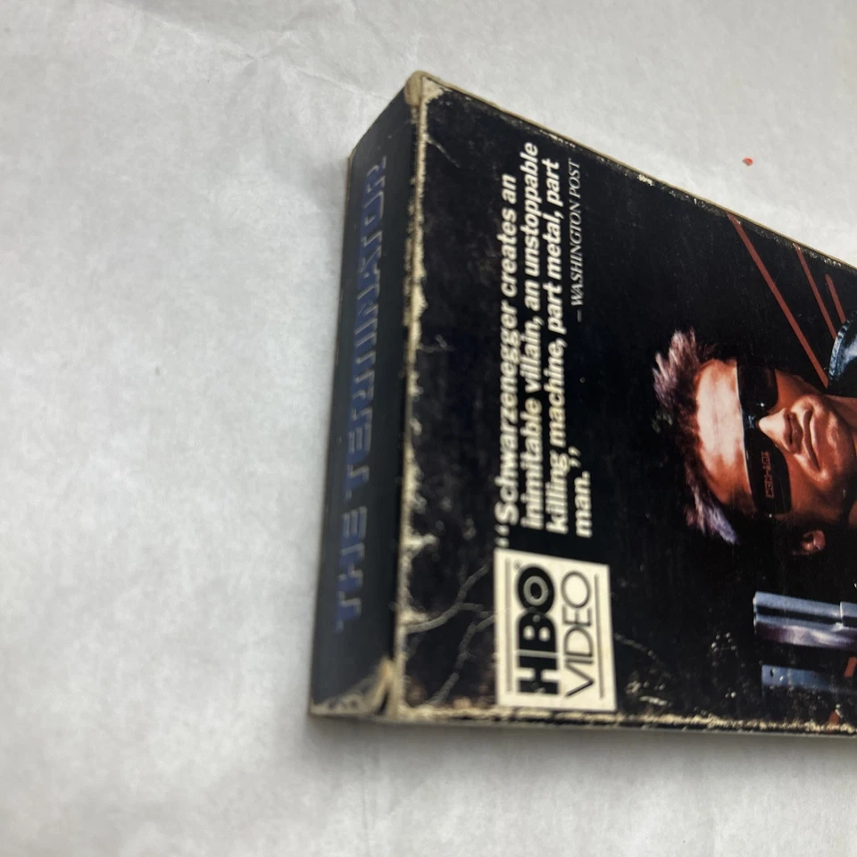 The Terminator (1984) VHS – Arnold Schwarzenegger – First HBO Video Release - Image 4 of 4
