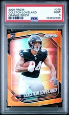 2025 Panini Prizm - Rookies Colston Loveland #319 Orange Prizm /249 (RC)