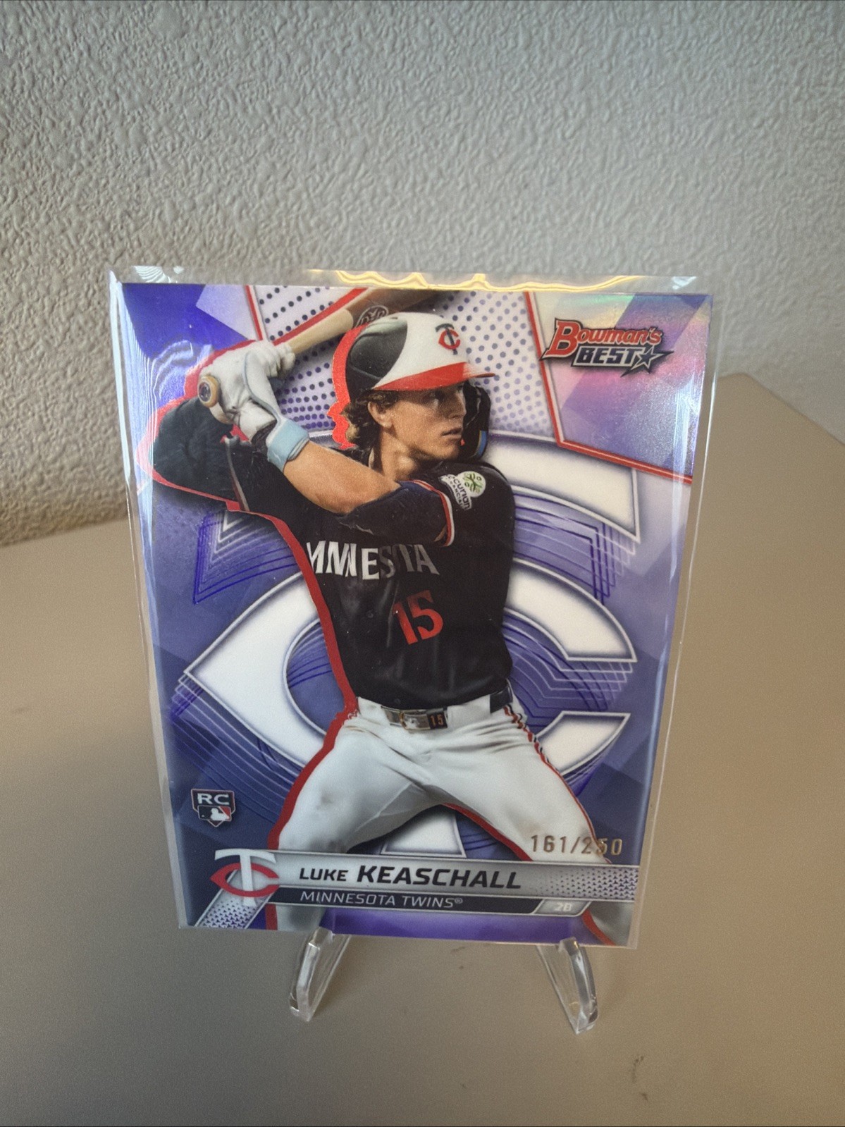 Luke Keaschall Purple Serial Number 161/250 Bowman's Best
