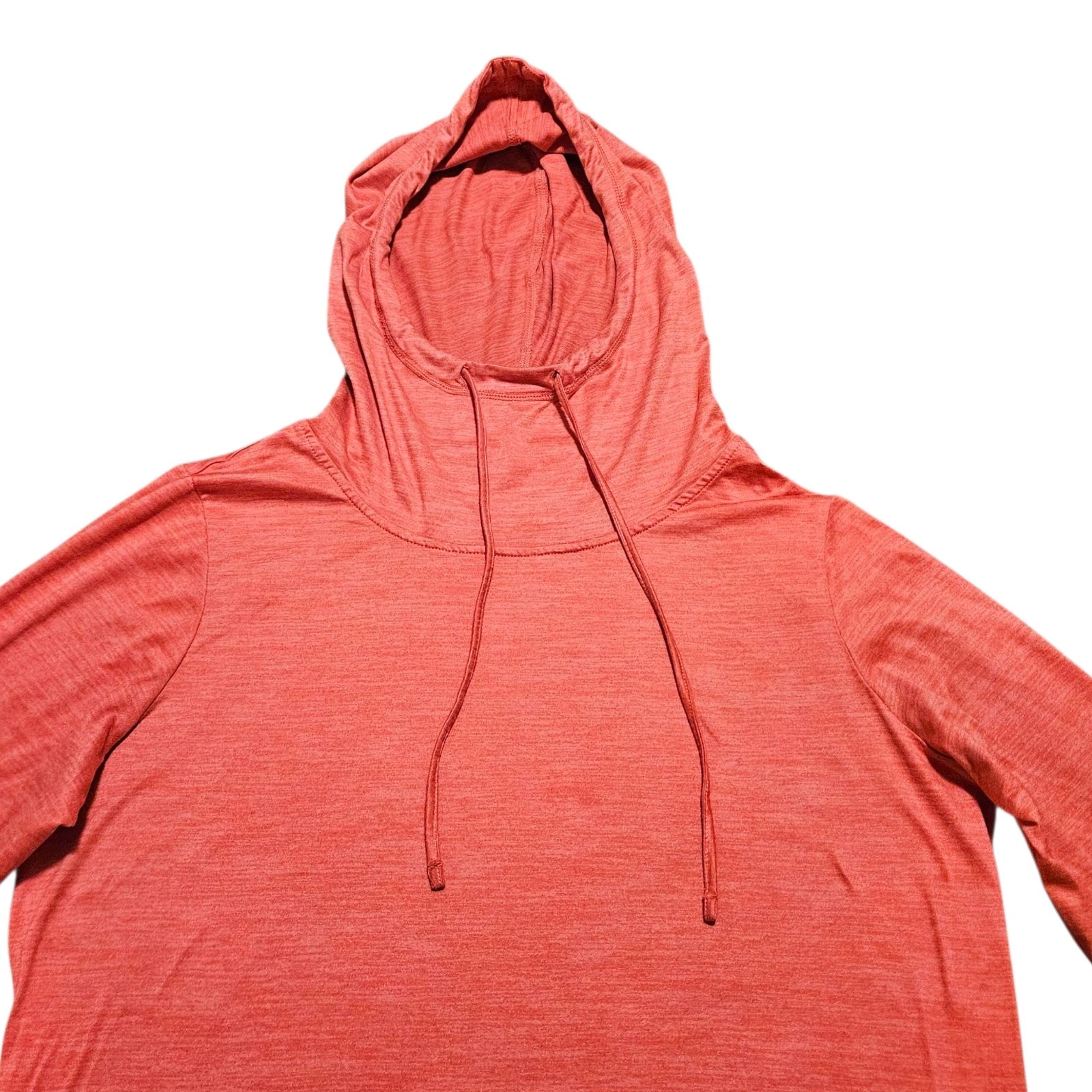 VETEMENTS Felpa con cappuccio leggera Wmns Muuv rosa corallo M fori pollice elasticizzata palestra atletica