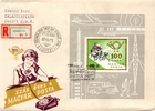HUNGARY - 1967. FDC S/S - Centenary of Hungarian Postal Administration Mi: Bl.60