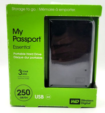 Western Digital My Passport Essential 250 GB FACTORY SEALED NEW
