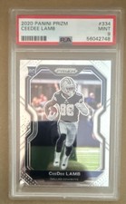 CeeDee Lamb Prizm Base RC PSA 9