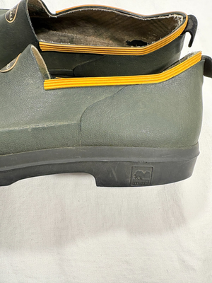 Vtg Le Chameau Mens Gardening Shoes Loafers Slip On Green  display picture 1