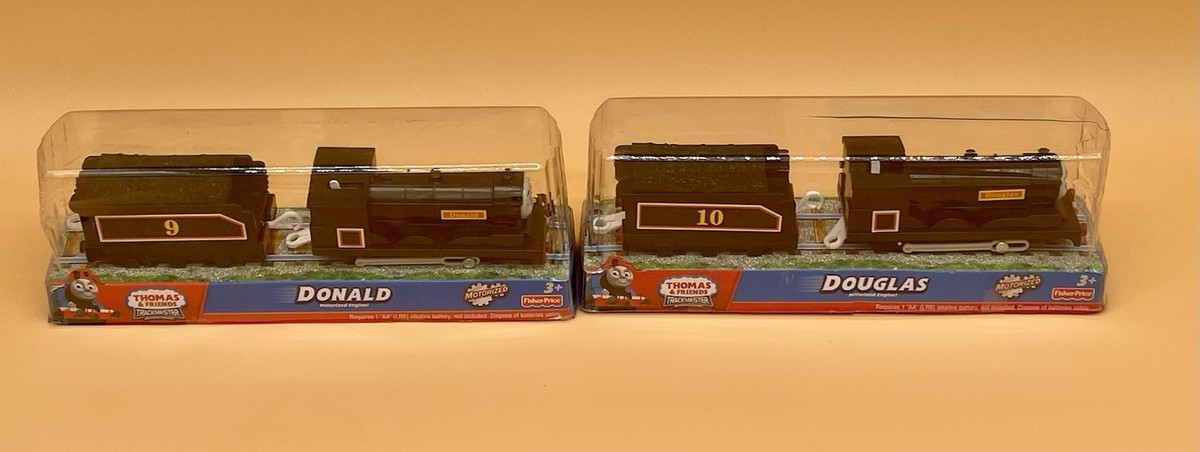 2011 Thomas and Friends Trackmaster Donald and Douglas Trains New - Main Image
