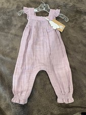 NWT Angel Dear Girls Sz 3-6 M Lavender Sleeveless Romper
