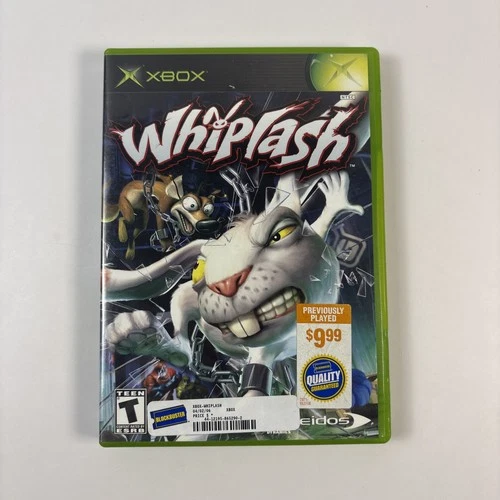Whiplash (Microsoft Xbox, 2003) CIB Manual Included