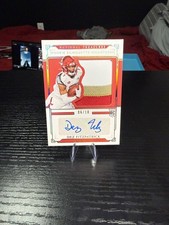 2021 National Treasures Collegiate Dez Fitzpatrick Rookie Patch Auto /10 #RSS-DF