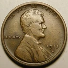 1915 S Lincoln Wheat Cent Penny F-VF  "Actual Coin Pictured"