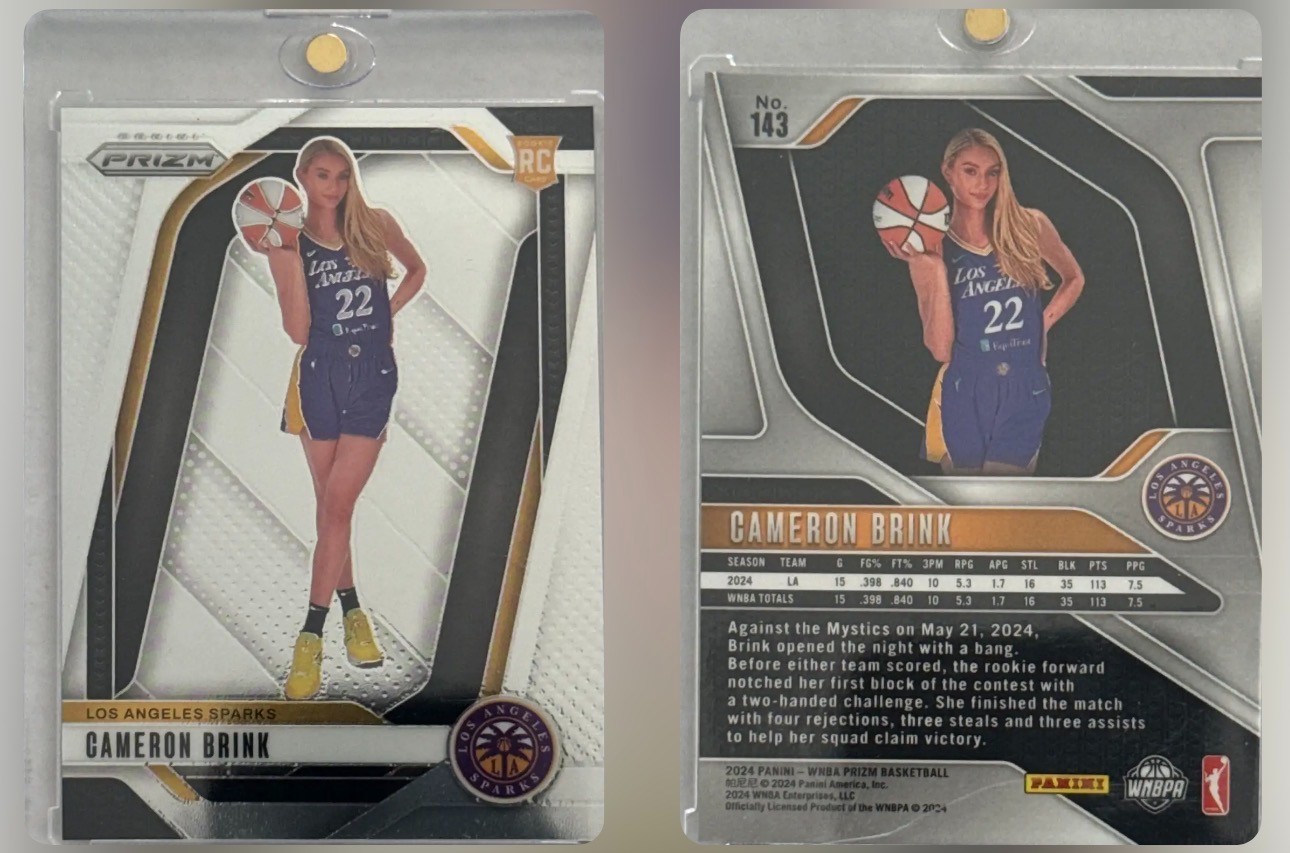 2024 Panini Prizm WNBA - Cameron Brink #143 Silver Prizm RC $20 OBO