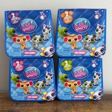 New Littlest Pet Shop LPS Series 4 Pet Pairs Collie Cat Lamb Toys Viral HTF