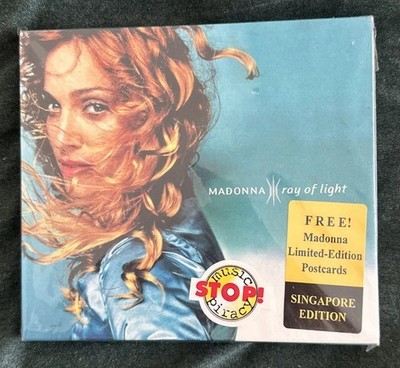 MADONNA RAY OF LIGHT SINGAPORE LIMITED EDITION CD WITH POSTCARD & Case - SEALED
