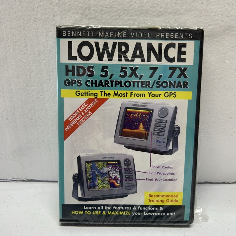 Lowrance HDS 5, 5X, 7, 7X GPS Chartplotter/Sonar DVD, Get the Most From Your GPS