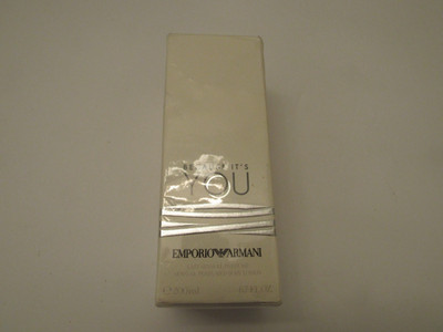New No Seal Emporio Armani Because It's You sensual perfumed body lotion 6.7 OZ
