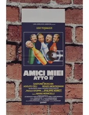 locandina AMICI MIEI ATTO II ugo tognazzi gastone moschin celi loy blier B26