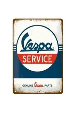 Vespa Retro Patina Blechschild Vintage Nostalgie Look 20x30cm  VESPA SERVICE