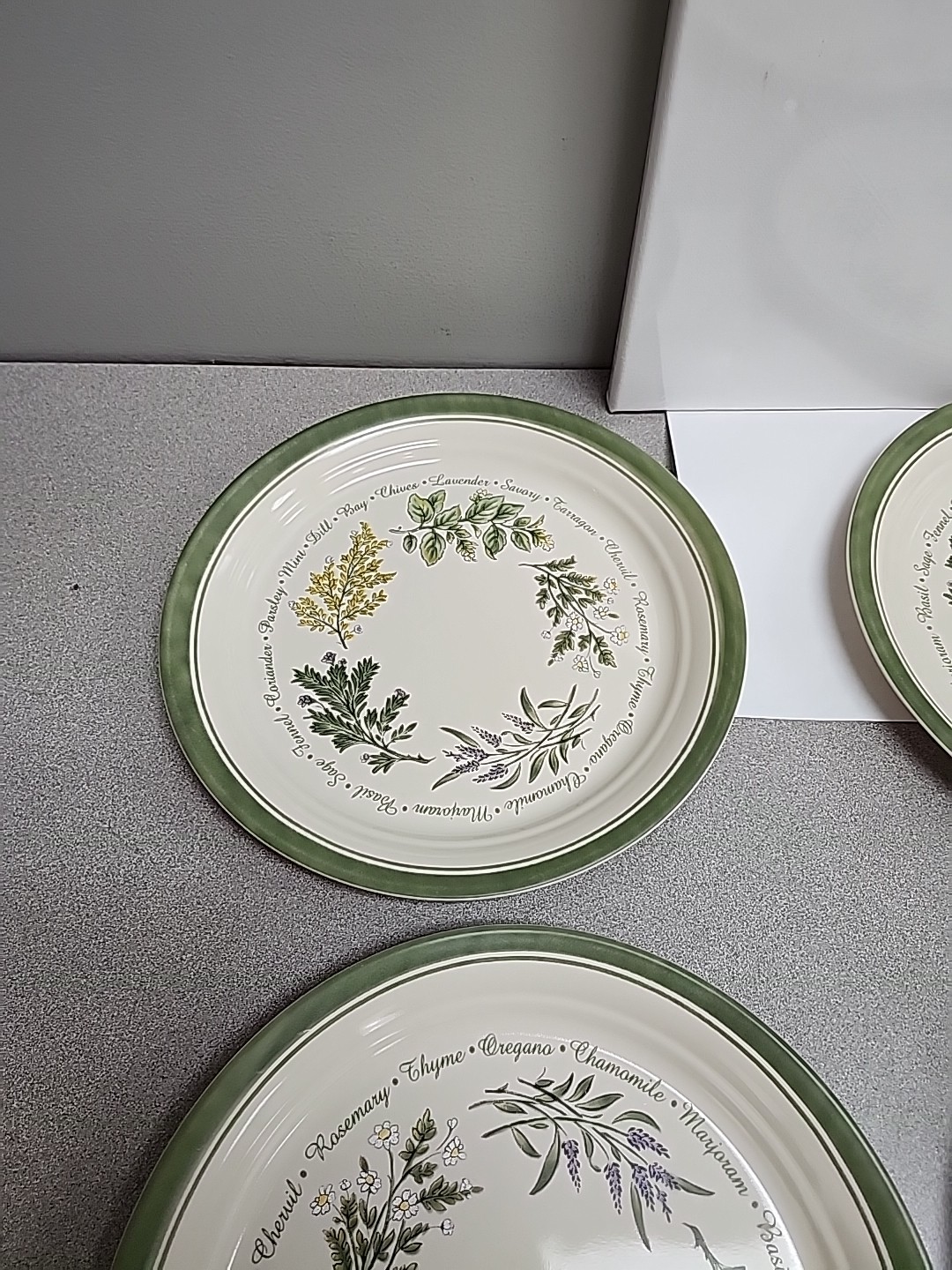 Dinnerware Set Corelle Thymeless Herbs Vintage Corelle Thymeless Herbs