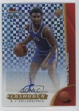 2024 Topps Finest Flashback Blue X-Fractor /99 Justin Edwards #FBA-JE Auto 0m89
