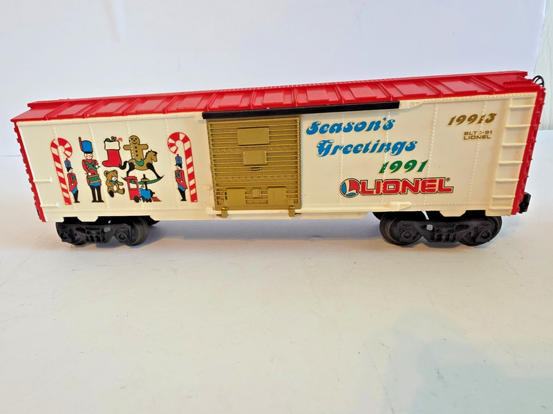 O Gauge Lionel 6-19913 Season’s Greetings Christmas Boxcar 1991