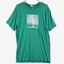 Green Bamboo Viscose Tree Tee by Hooked Productions MAde in the USA XXL