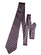 Stunning Handmade Vintage 1980s Silk Tie by Christian Dior 100% Silk