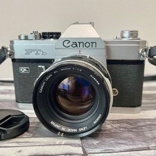 Canon FTb QL SLR 35mm Film Camera w/ Canon Lens FL 50mm F1.4 From Japan