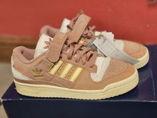 Adidas Men's Forum 84 Low Originals Size 10.5 Suede Clay/Cream/Gold | FZ6293 |