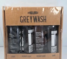 4 Dynamic Color Greywash Tattoo Ink Set 4oz Light Medium Dark Black Ink EXP 2024