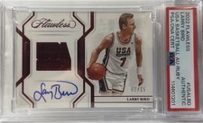 2022 Flawless USA Basketball Larry Bird Ruby Auto /15 Dream Team