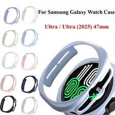 Protective Case for Samsung Galaxy Watch Ultra/Ultra2 PC Case Bumper Shell Cover
