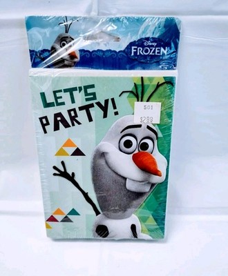 Designware Disney Frozen Let's Party Invitations Cards 8 Count