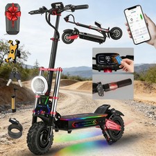 BOYUEDA S5 6000W Folding Electric Scooter 60V 38AH Battery 11 Inch E-Scooter 85K