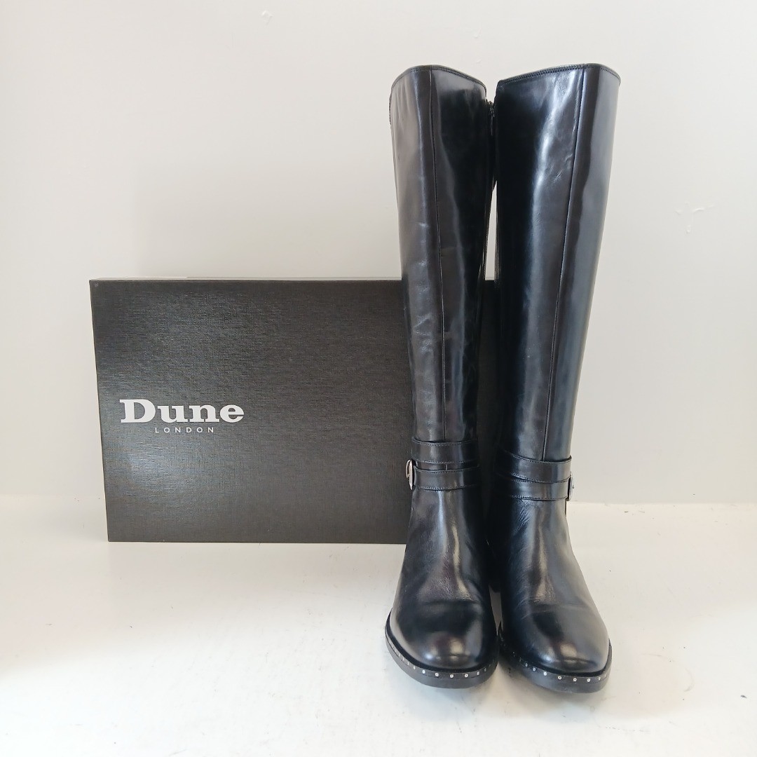 Flat Boots Asda Ladies Knee High Boots Black Leather Buckled