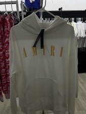 White Amiri Hoodie Size Large Brand New