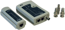 Network Cable Continuity Tester for Cat5/Cat6, Phone and Coax Cable Assemblies 