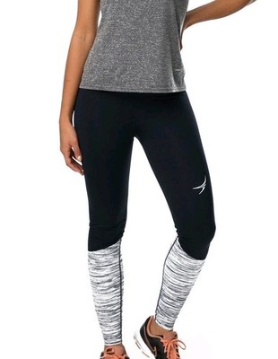 Endeavor Athletic Power up Leggings Size Small Black/Gray/Melange NWT Workout 