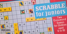 Mattel Scrabble Classic Junior Board Game with Original Tile Set