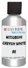Cellulose Paint For Mitsubishi Greyish White (+ Undercoat) Be Spray Touch Up