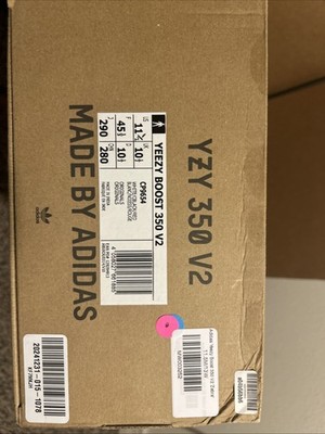 Adidas Yeezy Boost 350 V2 Zebra YZY Black White Red Size 11.5 CP9654